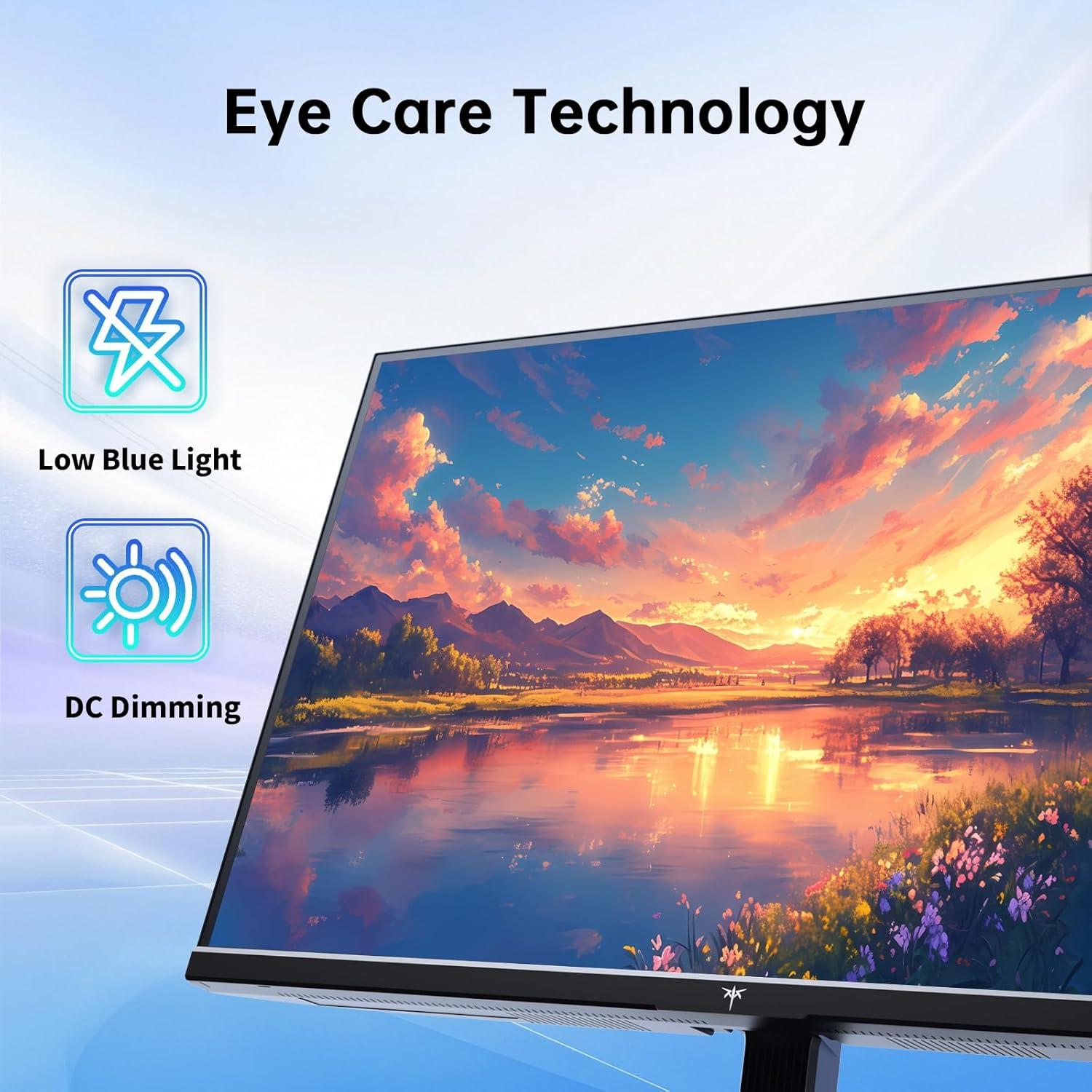 image:imageKTC 32 Inch Computer Monitor 2K 1440P IPS Monitor 120Hz Adaptive Sync 109 sRGB HDR10 Eye Care HDMI Displayport Tilt VESA Compatible 100Hz PC Monitors for Home Office Gaming White H32D6238 inch