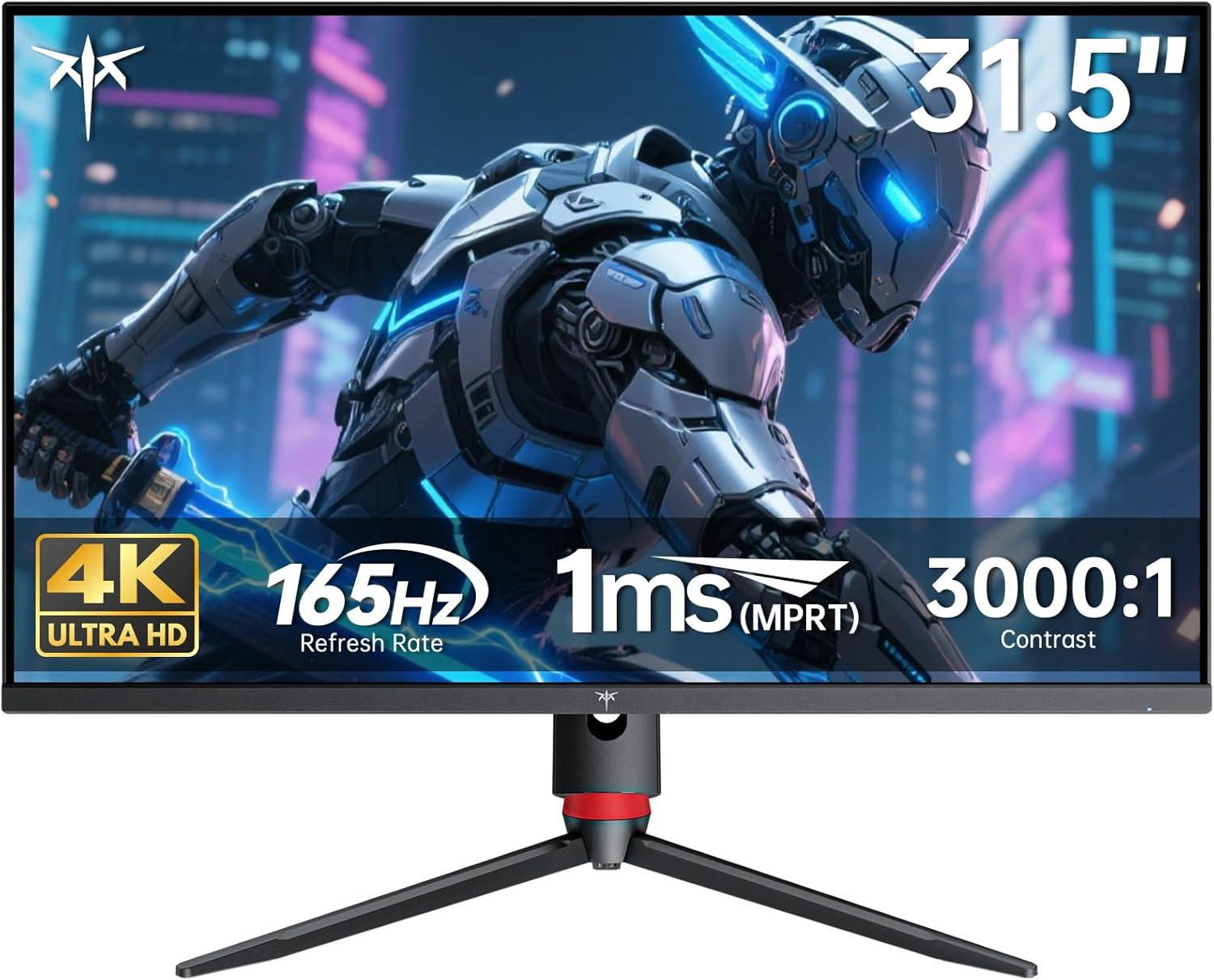 image:imageKTC 32 Inch Computer Monitor 2K 1440P IPS Monitor 120Hz Adaptive Sync 109 sRGB HDR10 Eye Care HDMI Displayport Tilt VESA Compatible 100Hz PC Monitors for Home Office Gaming White H32D632 inch
