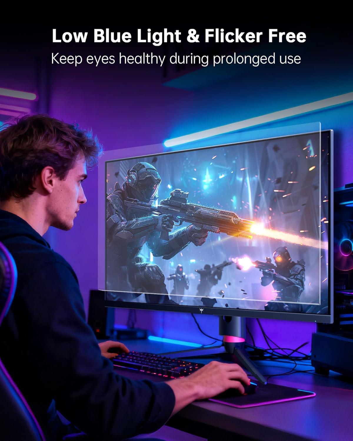 image:imageKTC 32 Inch Computer Monitor 2K 1440P IPS Monitor 120Hz Adaptive Sync 109 sRGB HDR10 Eye Care HDMI Displayport Tilt VESA Compatible 100Hz PC Monitors for Home Office Gaming White H32D632 inch