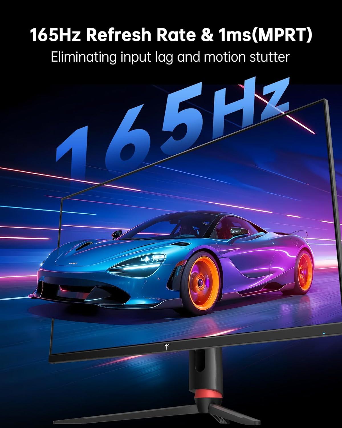image:imageKTC 32 Inch Computer Monitor 2K 1440P IPS Monitor 120Hz Adaptive Sync 109 sRGB HDR10 Eye Care HDMI Displayport Tilt VESA Compatible 100Hz PC Monitors for Home Office Gaming White H32D632 inch