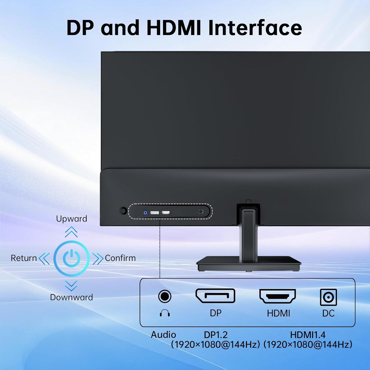 image:imageKTC 32 Inch Computer Monitor 2K 1440P IPS Monitor 120Hz Adaptive Sync 109 sRGB HDR10 Eye Care HDMI Displayport Tilt VESA Compatible 100Hz PC Monitors for Home Office Gaming White H32D6238 inch