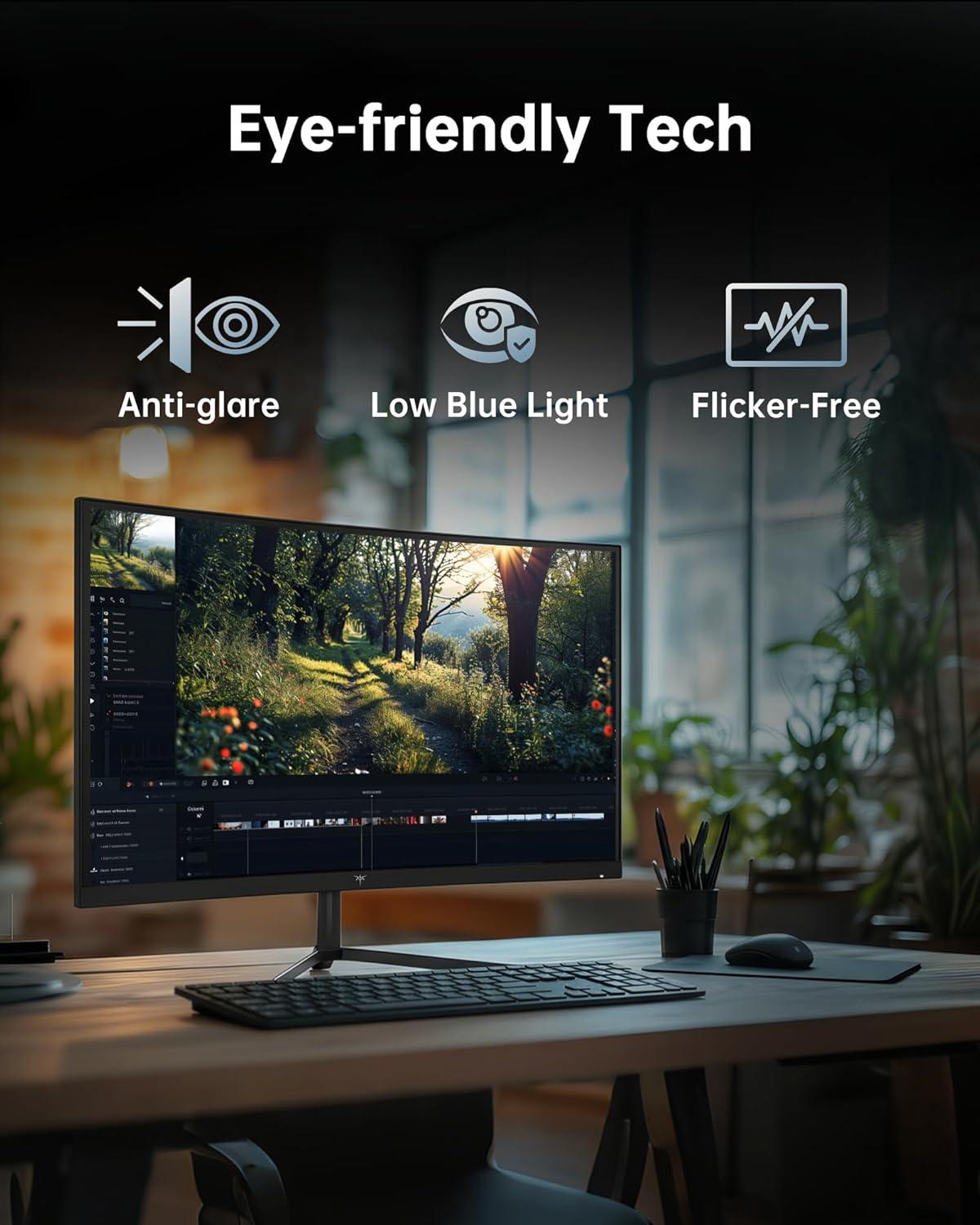 image:imageKTC 32 Inch Computer Monitor 2K 1440P IPS Monitor 120Hz Adaptive Sync 109 sRGB HDR10 Eye Care HDMI Displayport Tilt VESA Compatible 100Hz PC Monitors for Home Office Gaming White H32D6236 Inch