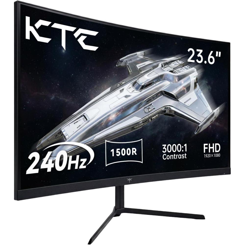 image:imageKTC 32 Inch Computer Monitor 2K 1440P IPS Monitor 120Hz Adaptive Sync 109 sRGB HDR10 Eye Care HDMI Displayport Tilt VESA Compatible 100Hz PC Monitors for Home Office Gaming White H32D6236 Inch