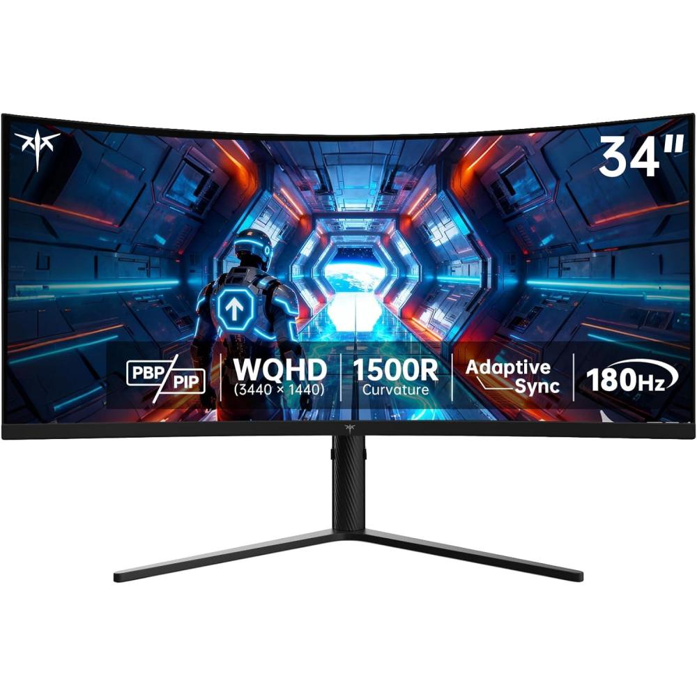 image:imageKTC 32 Inch Computer Monitor 2K 1440P IPS Monitor 120Hz Adaptive Sync 109 sRGB HDR10 Eye Care HDMI Displayport Tilt VESA Compatible 100Hz PC Monitors for Home Office Gaming White H32D634 inch