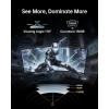 KTC 32 Inch Computer Monitor 2K – 1440P IPS Monitor 120Hz, Adaptive Sync, 109% sRGB, HDR10, Eye Care, HDMI Displayport, Tilt, VESA Compatible, 100Hz PC Monitors for Home Office Gaming, White, H32D6(23.6 Inch)