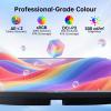KTC 32 Inch Computer Monitor 2K – 1440P IPS Monitor 120Hz, Adaptive Sync, 109% sRGB, HDR10, Eye Care, HDMI Displayport, Tilt, VESA Compatible, 100Hz PC Monitors for Home Office Gaming, White, H32D6(23.8 inch)