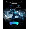KTC 32 Inch Computer Monitor 2K – 1440P IPS Monitor 120Hz, Adaptive Sync, 109% sRGB, HDR10, Eye Care, HDMI Displayport, Tilt, VESA Compatible, 100Hz PC Monitors for Home Office Gaming, White, H32D6(34 inch)