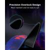 KTC Large Mouse Pad Gaming, Mouse Mat with Microfiber Fabric Surface, Extended Desk Mousepad with Stitched Edges, Non-Slip Rubber Base, 27.5 x 11.8 in, Black, for Gamer Office Home