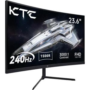 KTC 32 Inch Computer Monitor 2K – 1440P IPS Monitor 120Hz, Adaptive Sync, 109% sRGB, HDR10, Eye Care, HDMI Displayport, Tilt, VESA Compatible, 100Hz PC Monitors for Home Office Gaming, White, H32D6(23.6 Inch)