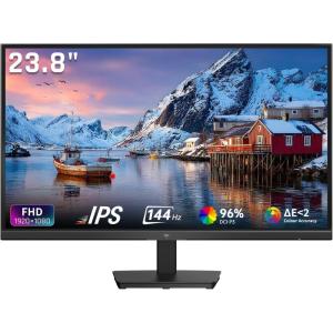 KTC 32 Inch Computer Monitor 2K – 1440P IPS Monitor 120Hz, Adaptive Sync, 109% sRGB, HDR10, Eye Care, HDMI Displayport, Tilt, VESA Compatible, 100Hz PC Monitors for Home Office Gaming, White, H32D6(23.8 inch)