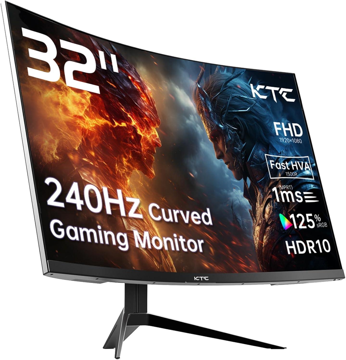 image:imageKTC 24 Inch QHD 100Hz Computer Monitor IPS 2K 13001 Contrast AntiBlue Light Screen 122 sRGB FreeSync amp GSync Compatible HDMI20 amp Display Port 14 PC Monitor for Gaming Office Work H24T2732 inch