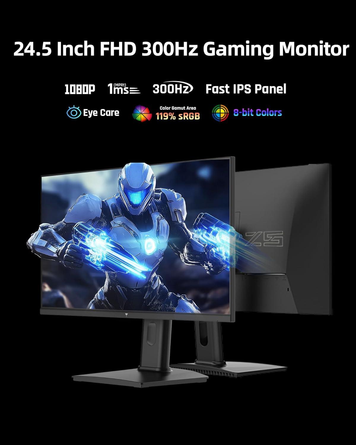 image:imageKTC 24 Inch QHD 100Hz Computer Monitor IPS 2K 13001 Contrast AntiBlue Light Screen 122 sRGB FreeSync amp GSync Compatible HDMI20 amp Display Port 14 PC Monitor for Gaming Office Work H24T27245 inch