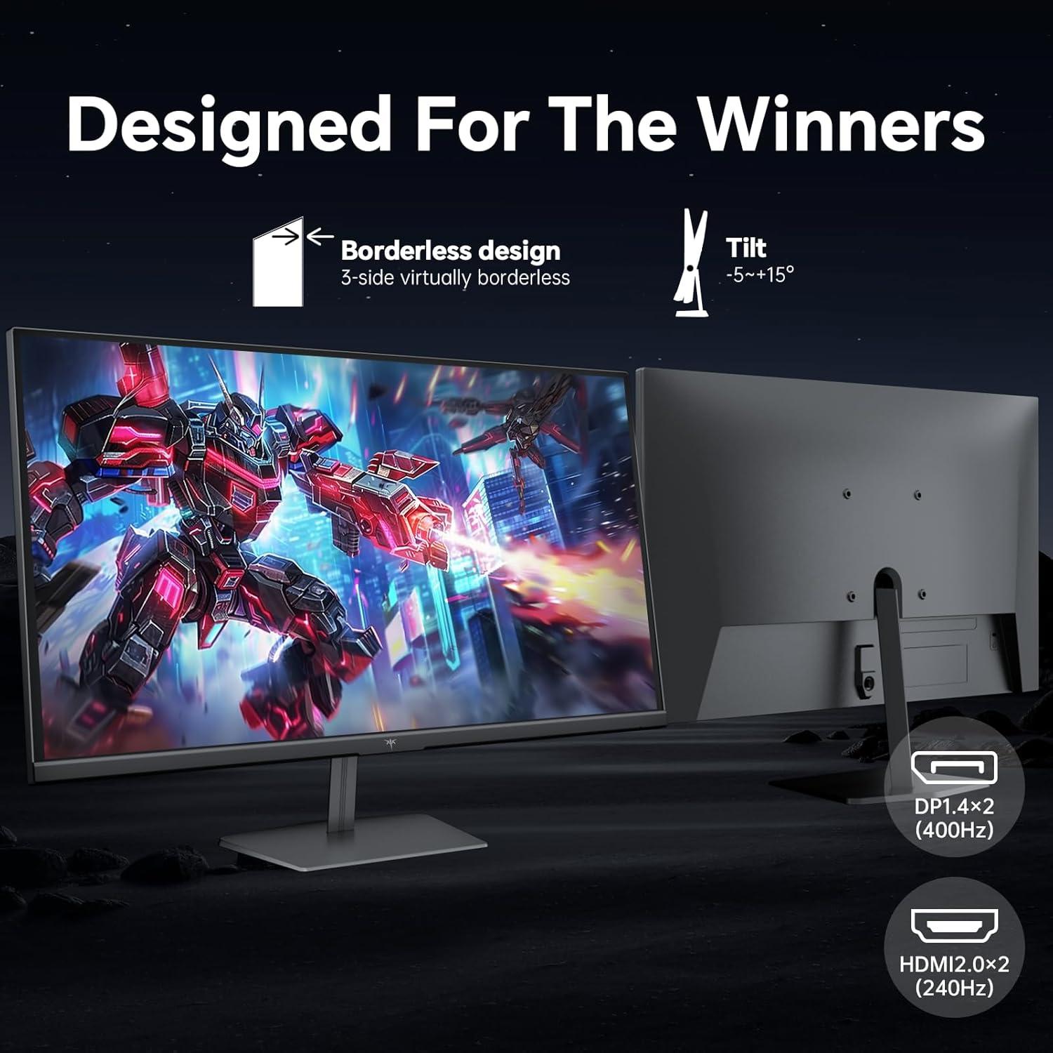 image:imageKTC 32 inch Curved Gaming Monitor 180Hz 1ms MPRT 2K 1440P 144Hz Monitor 1500R HVA Display FreeSync Premium HDR 120 sRGB DisplayPortHDMIUSB Vesa Support 39x39 PC Moniter for Gamers245 inch