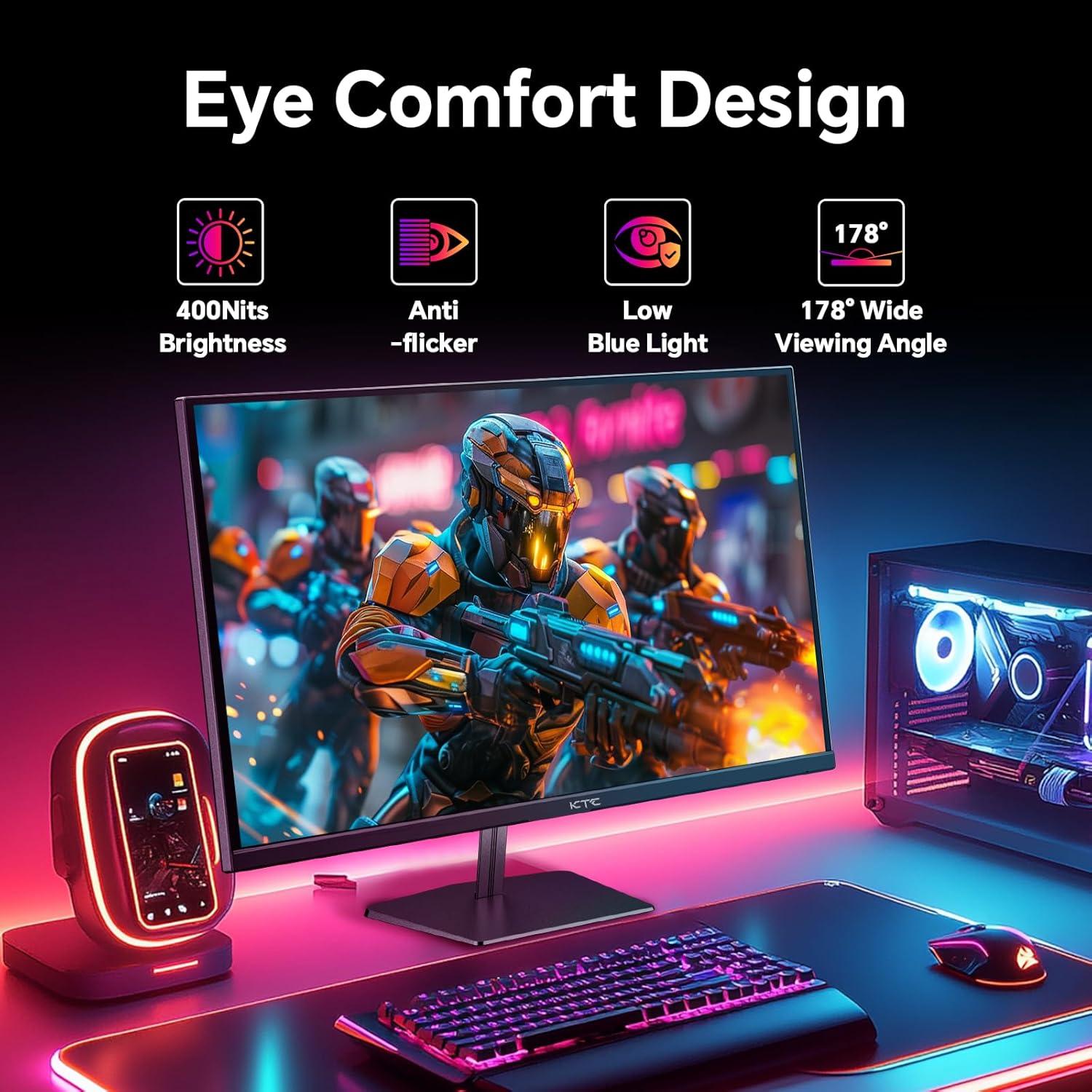 image:imageKTC 32 inch Curved Gaming Monitor 180Hz 1ms MPRT 2K 1440P 144Hz Monitor 1500R HVA Display FreeSync Premium HDR 120 sRGB DisplayPortHDMIUSB Vesa Support 39x39 PC Moniter for Gamers245 inch