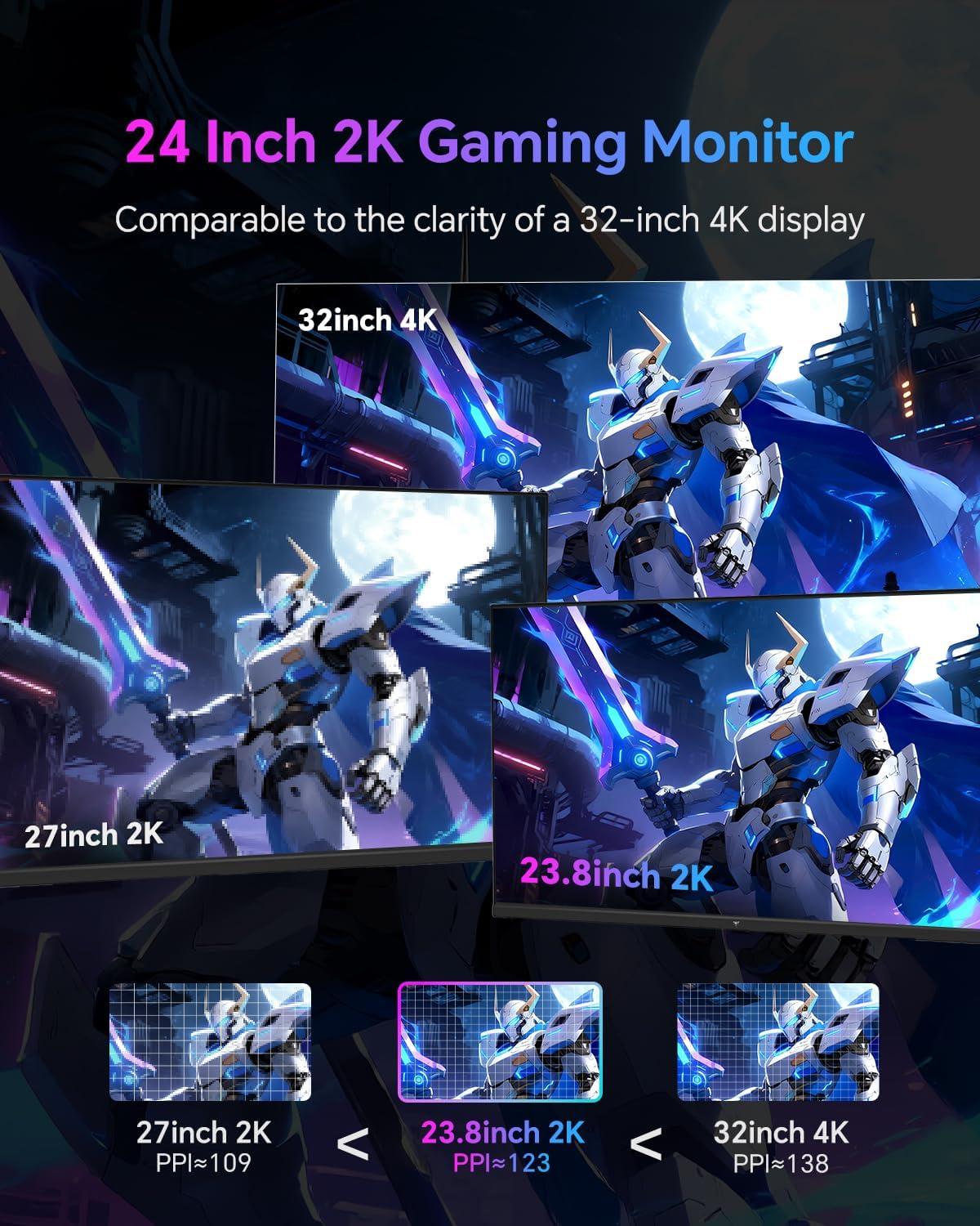 image:imageKTC 32 inch Curved Gaming Monitor 180Hz 1ms MPRT 2K 1440P 144Hz Monitor 1500R HVA Display FreeSync Premium HDR 120 sRGB DisplayPortHDMIUSB Vesa Support 39x39 PC Moniter for Gamers24 inch