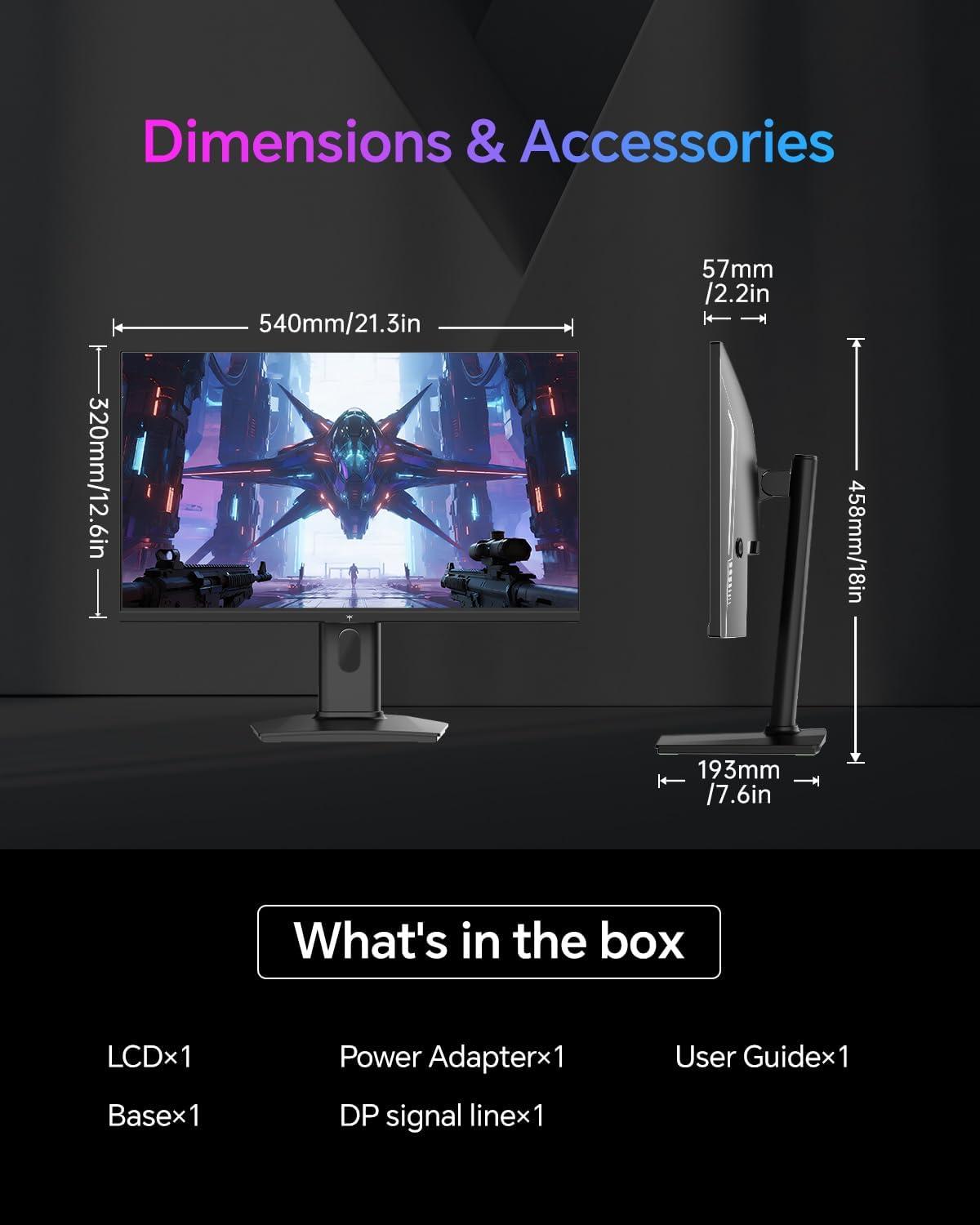 image:imageKTC 32 inch Curved Gaming Monitor 180Hz 1ms MPRT 2K 1440P 144Hz Monitor 1500R HVA Display FreeSync Premium HDR 120 sRGB DisplayPortHDMIUSB Vesa Support 39x39 PC Moniter for Gamers24 inch