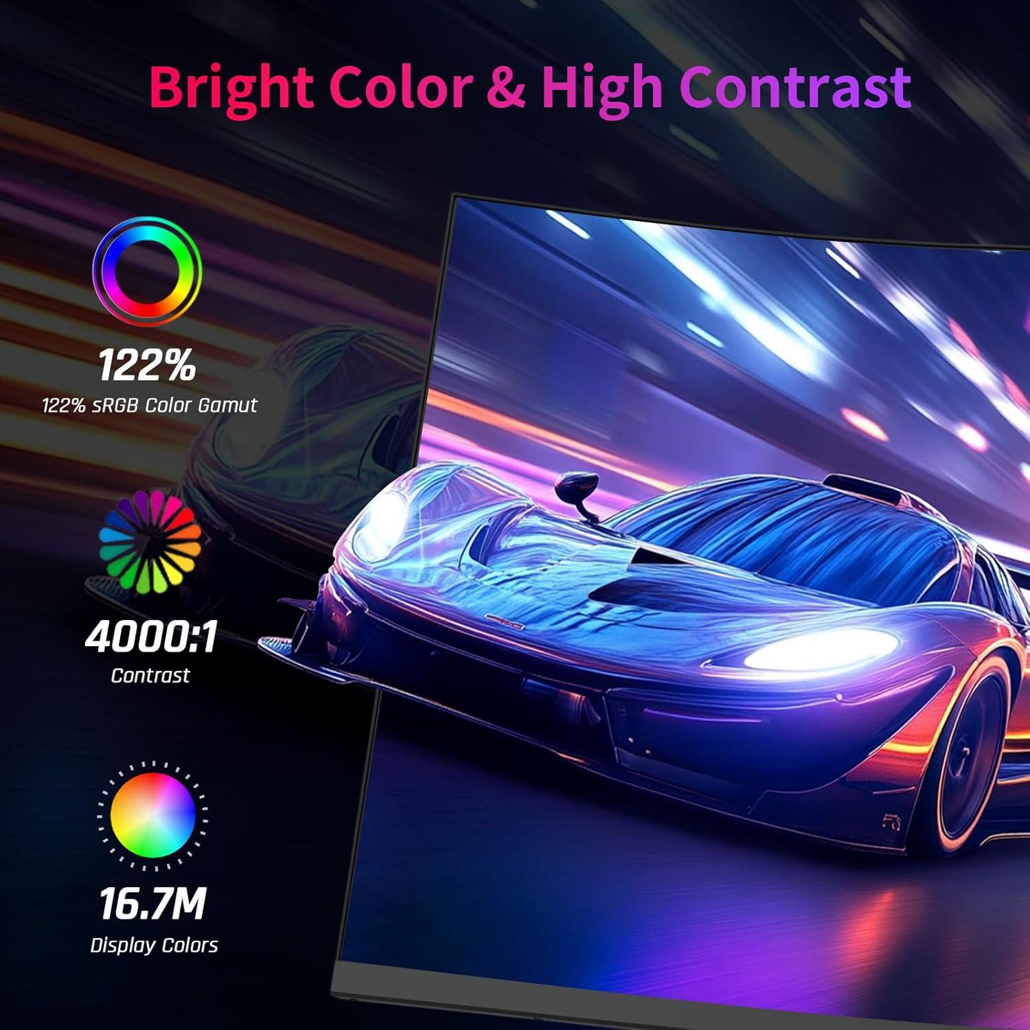image:imageKTC 32 inch Curved Gaming Monitor 180Hz 1ms MPRT 2K 1440P 144Hz Monitor 1500R HVA Display FreeSync Premium HDR 120 sRGB DisplayPortHDMIUSB Vesa Support 39x39 PC Moniter for Gamers32 inch