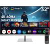 KTC 24 Inch QHD 100Hz Computer Monitor IPS 2K, 1300:1 Contrast, Anti-Blue Light Screen, 122% sRGB, FreeSync & G-Sync Compatible, HDMI2.0 & Display Port 1.4, PC Monitor for Gaming Office Work H24T27(32 inch)