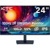 KTC 24 Inch QHD 100Hz Computer Monitor IPS 2K, 1300:1 Contrast, Anti-Blue Light Screen, 122% sRGB, FreeSync & G-Sync Compatible, HDMI2.0 & Display Port 1.4, PC Monitor for Gaming Office Work H24T27(24 inch)