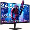 KTC 32 inch Curved Gaming Monitor, 180Hz 1ms MPRT, 2K 1440P 144Hz Monitor, 1500R HVA Display, FreeSync Premium, HDR, 120% sRGB, DisplayPort/HDMI/USB, Vesa Support 3.9×3.9”, PC Moniter for Gamers(24.5 inch)