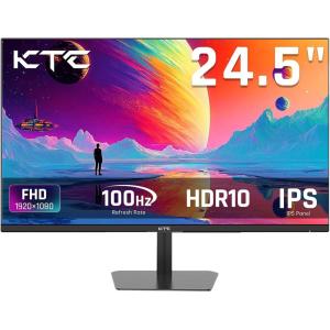 KTC 24 Inch QHD 100Hz Computer Monitor IPS 2K, 1300:1 Contrast, Anti-Blue Light Screen, 122% sRGB, FreeSync & G-Sync Compatible, HDMI2.0 & Display Port 1.4, PC Monitor for Gaming Office Work H24T27(24.5 inch)