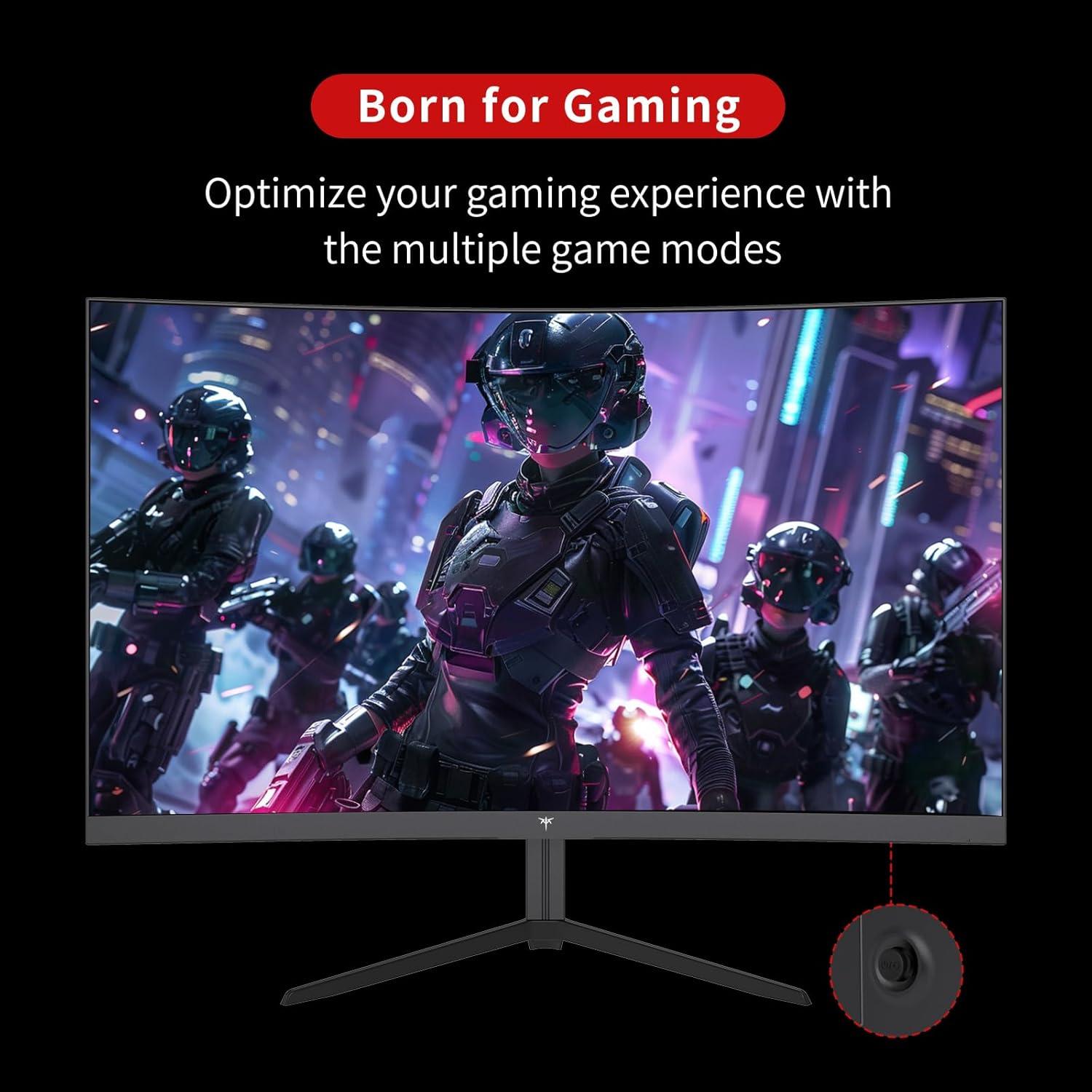 image:imageKTC M27T6S 27 Inch Gaming Monitor 1440P Mini LED Monitor 200HzOC 210Hz 157sRGB HDR 1000 1ms MPRT Adaptive Sync HDMI DP Port Tilt Swivel Pivot Height Adjustment VESA Mount Vertical Monitors24 inch
