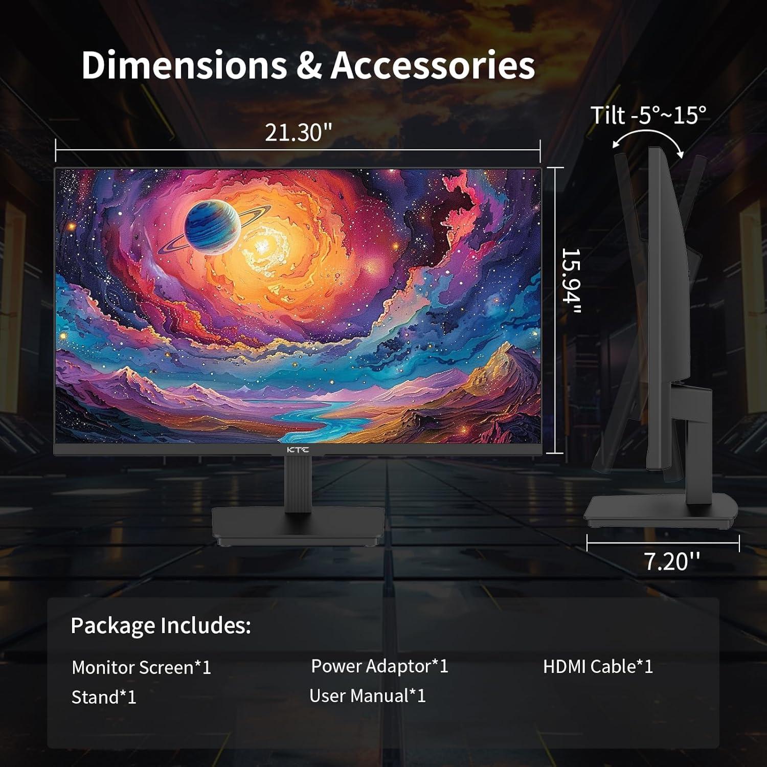 image:imageKTC M27T6S 27 Inch Gaming Monitor 1440P Mini LED Monitor 200HzOC 210Hz 157sRGB HDR 1000 1ms MPRT Adaptive Sync HDMI DP Port Tilt Swivel Pivot Height Adjustment VESA Mount Vertical Monitors24 inch