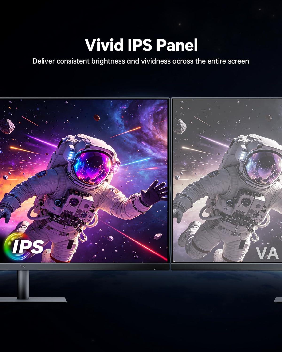 image:imageKTC M27T6S 27 Inch Gaming Monitor 1440P Mini LED Monitor 200HzOC 210Hz 157sRGB HDR 1000 1ms MPRT Adaptive Sync HDMI DP Port Tilt Swivel Pivot Height Adjustment VESA Mount Vertical Monitors32 inch