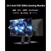 KTC M27T6S 27 Inch Gaming Monitor, 1440P Mini LED Monitor 200Hz(OC 210Hz), 157%sRGB, HDR 1000, 1ms MPRT, Adaptive Sync, HDMI DP Port, Tilt Swivel Pivot Height Adjustment, VESA Mount Vertical Monitors(24.5 inch)