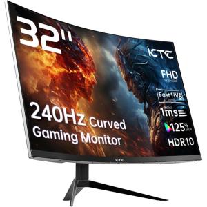 KTC M27T6S 27 Inch Gaming Monitor, 1440P Mini LED Monitor 200Hz(OC 210Hz), 157%sRGB, HDR 1000, 1ms MPRT, Adaptive Sync, HDMI DP Port, Tilt Swivel Pivot Height Adjustment, VESA Mount Vertical Monitors(32 inch)